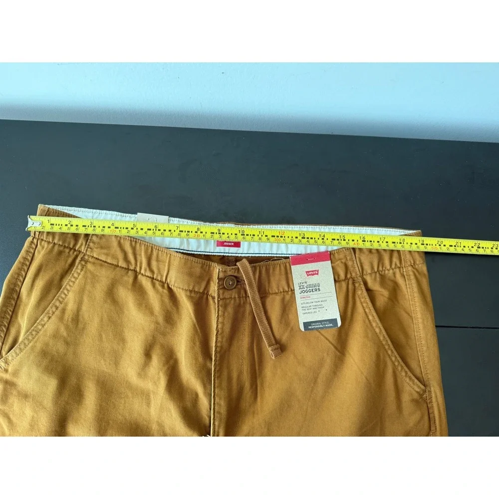 Levis XX Chino Jogger Mens XL Brown Tobacco Stretch Tapered Leg Pants NWT